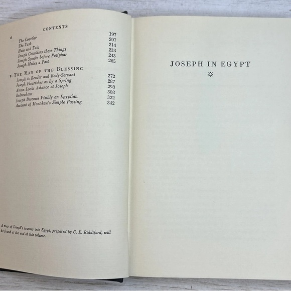 Joseph in Egypt by Thomas Mann 1938 Hardcover Volume One - Picture 6 of 7
